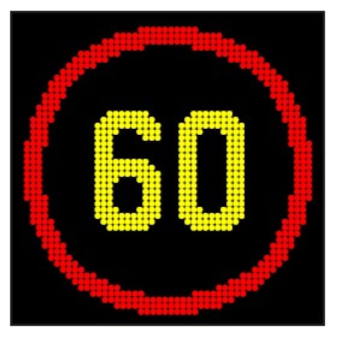 Panou PVM Clasa C 1200x1200 - Matrice LED Mesaje si indicatoare rutiere variabile 